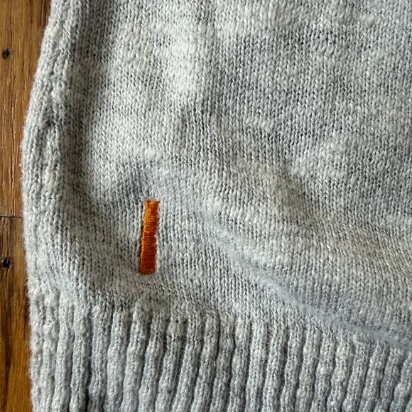 Lucy Cream Oatmeal Button Down Cowl Neck Cardigan Sweater Size M Lagenlook Boho - Picture 4 of 9